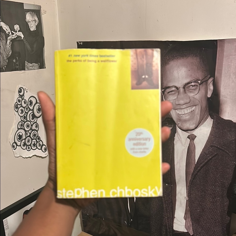 Yellow 'The Perks of Being a Wallflower' Book